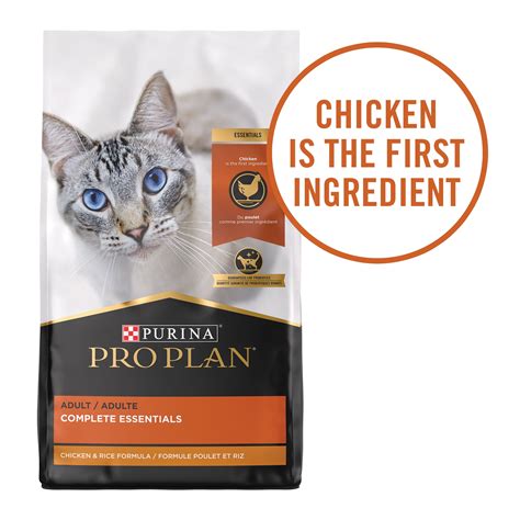 purina pro plan chicken and rice cat food